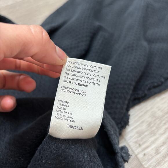 We The Free Free People Bunny Tee Pullover Cropped Boat Neck Sweater Small - Picture 9 of 12